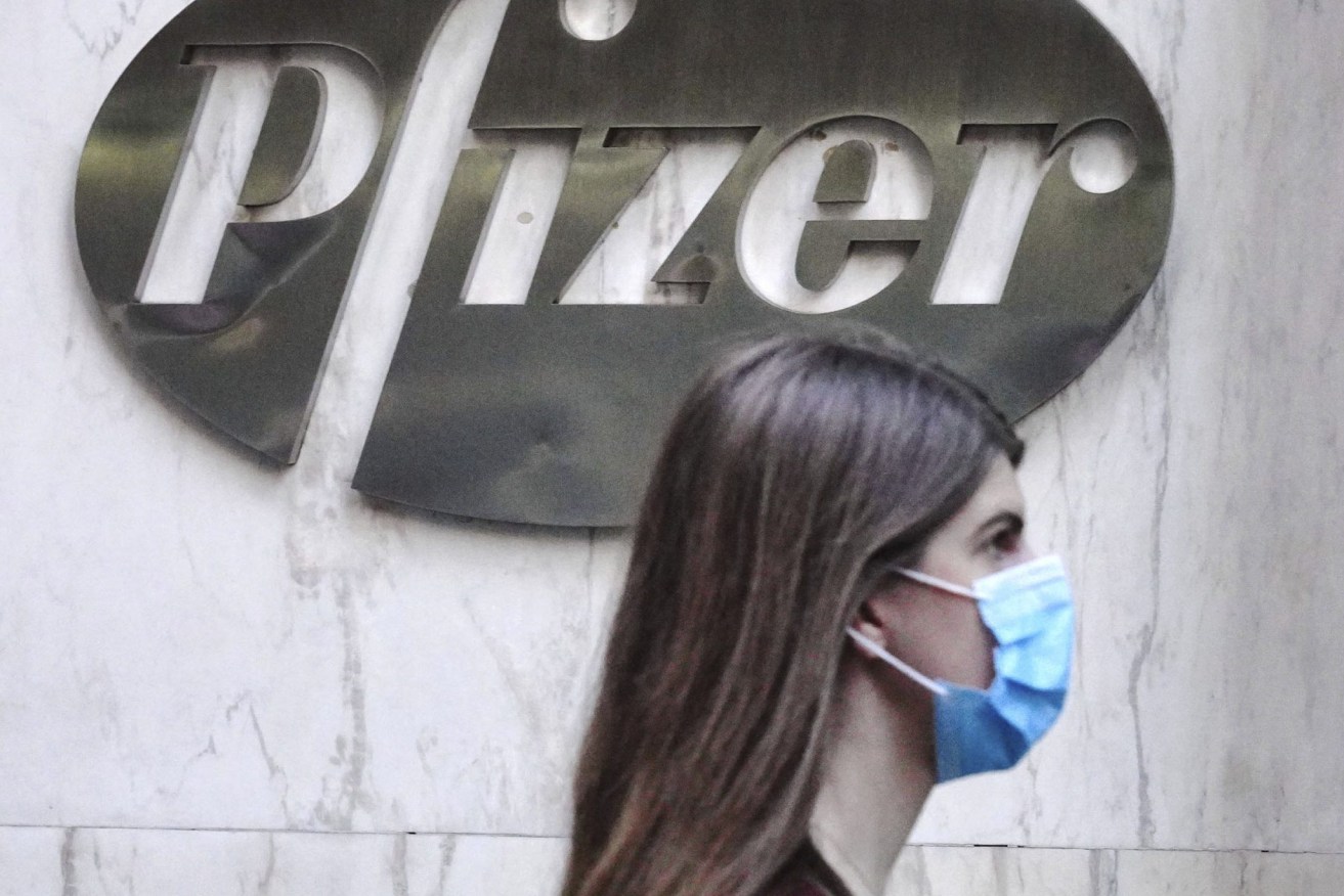 Pfizer's global headquarters in Manhattan, New York. (AP)