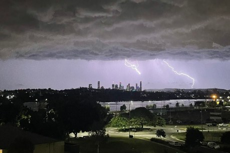 Early morning light show rumbles through SEQ as storms return to region