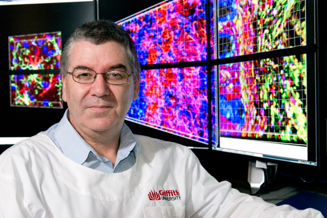 Griffith University researcher Dr Nigel McMillan says the new anti-viral treatment could be available by 2023 (Image: Griffith University)