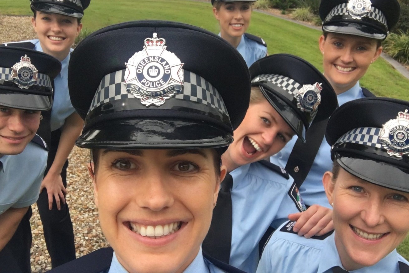 New Constables are sworn into service in this 2016 photo. The Queensland Government will offer payments of up to $20,000 for interstate and overseas police to move to Queensland (Photo: Queensland Police News)