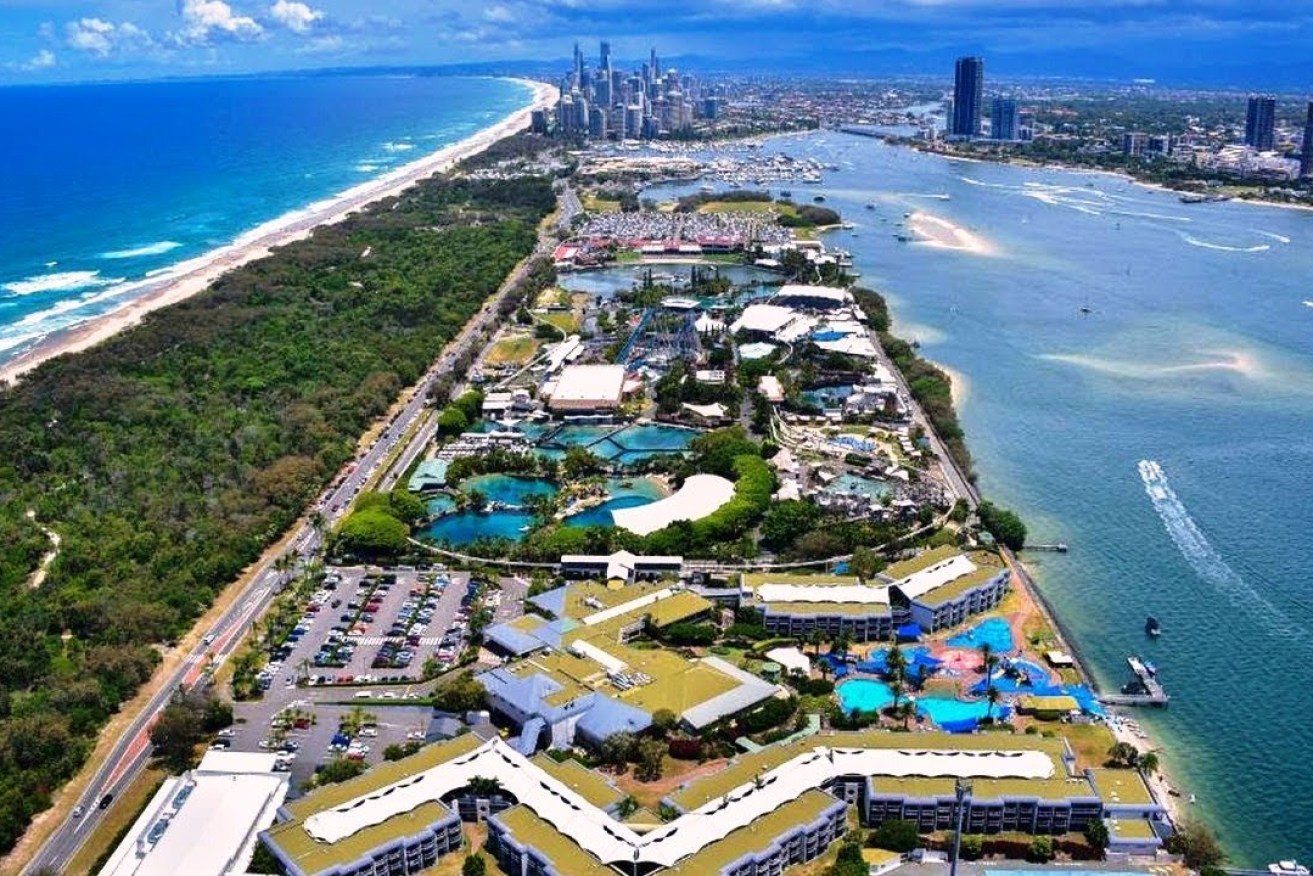 The Sea World resort hotel on the Gold Coast's spit was the first 'stay and play' theme park, but the recipe is set to take off. (Pic: supplied)
