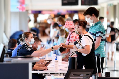 Back you go: Tourists turned around at airport as Delta threatens Qld
