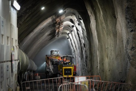 Hard yakka: Rock beds mean more blasting to speed up Cross River Rail project