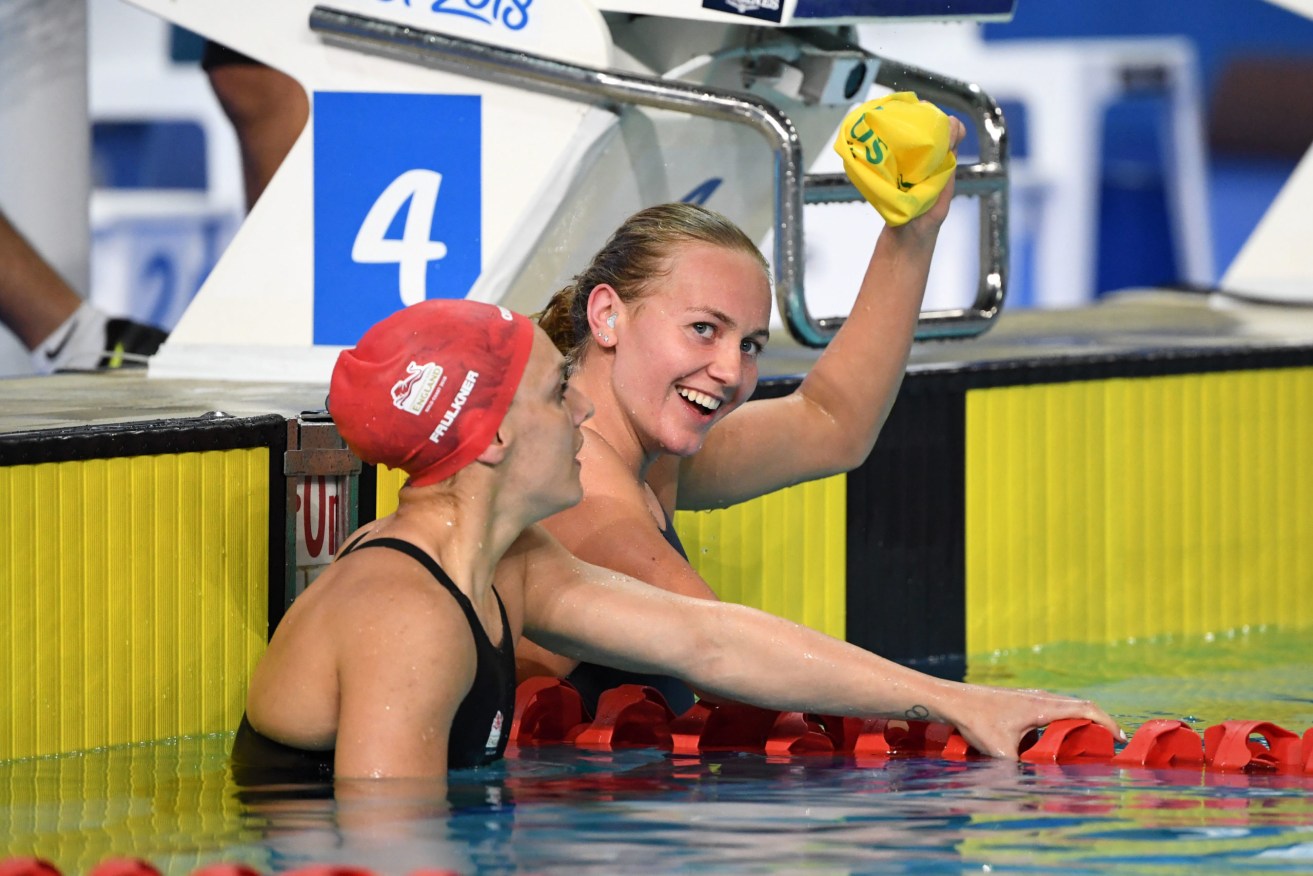 Queensland's Ariarne Titmus has ignored the controversy to storm her way into contention for the Tokyo Olympics (Pic: Swimming Australia).
