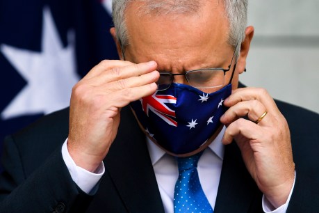 Morrison’s positive Covid test leaves him stuck on sidelines of election trail