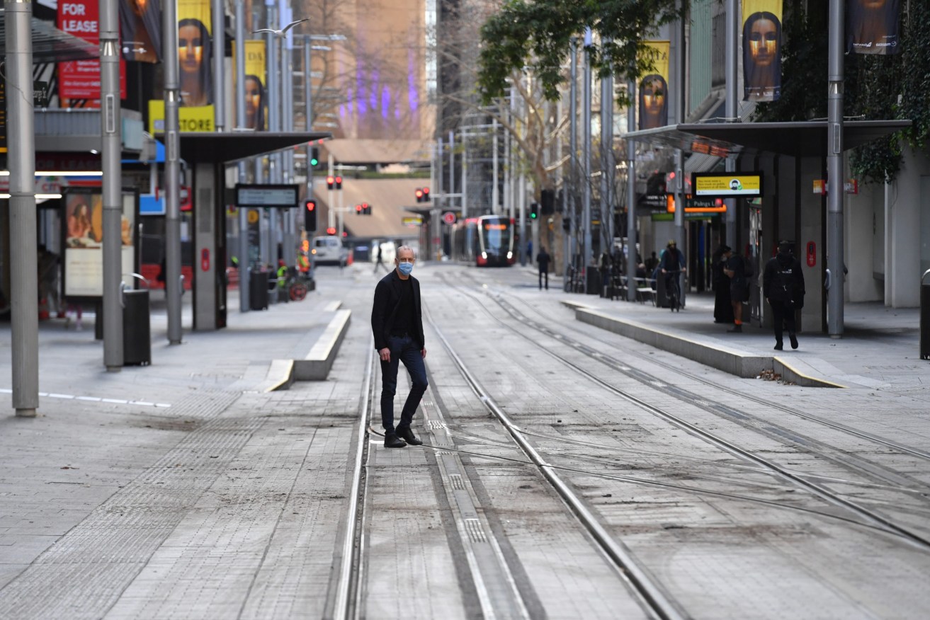 Various outbreaks of Covid-19 epidemic have left our city streets abandoned and our social and economic systems under pressure  (AAP Image/Mick Tsikas) 