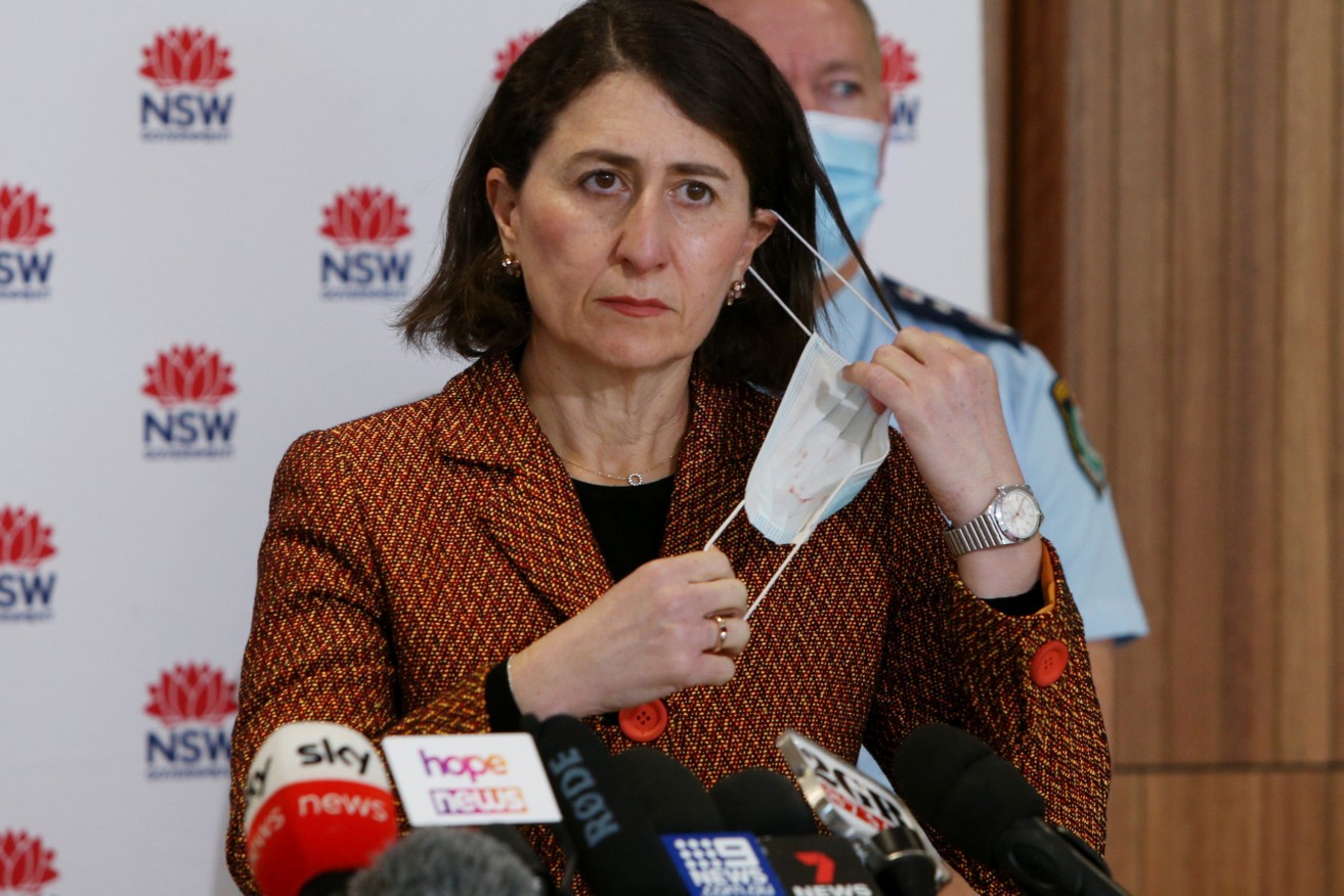 NSW Premier Gladys Berejiklian  (AAP Image/Pool, Lisa Maree Williams) 