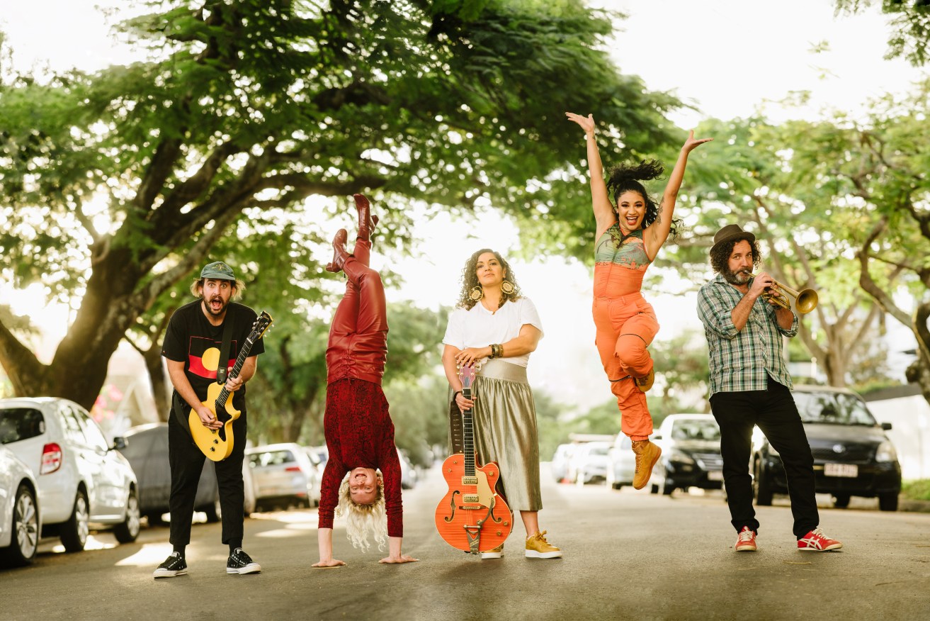 Brisbane Festival Street Serenades' artists (Image: Morgan Roberts)