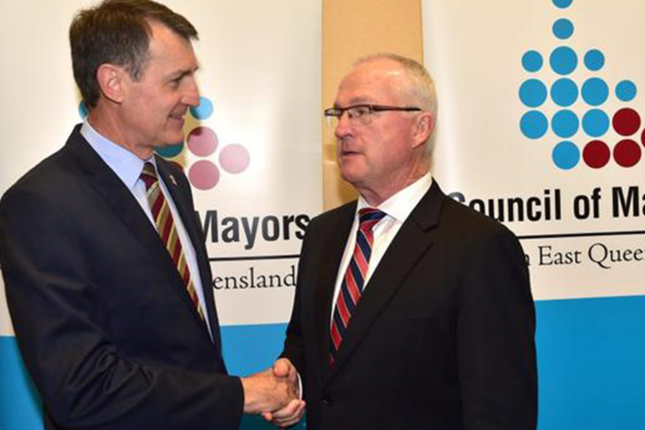 Brisbane Lord Mayor Graham Quirk and Sunshine Coast Mayor Mark Jamieson were early prime movers of the Brisbane 2032 bid.