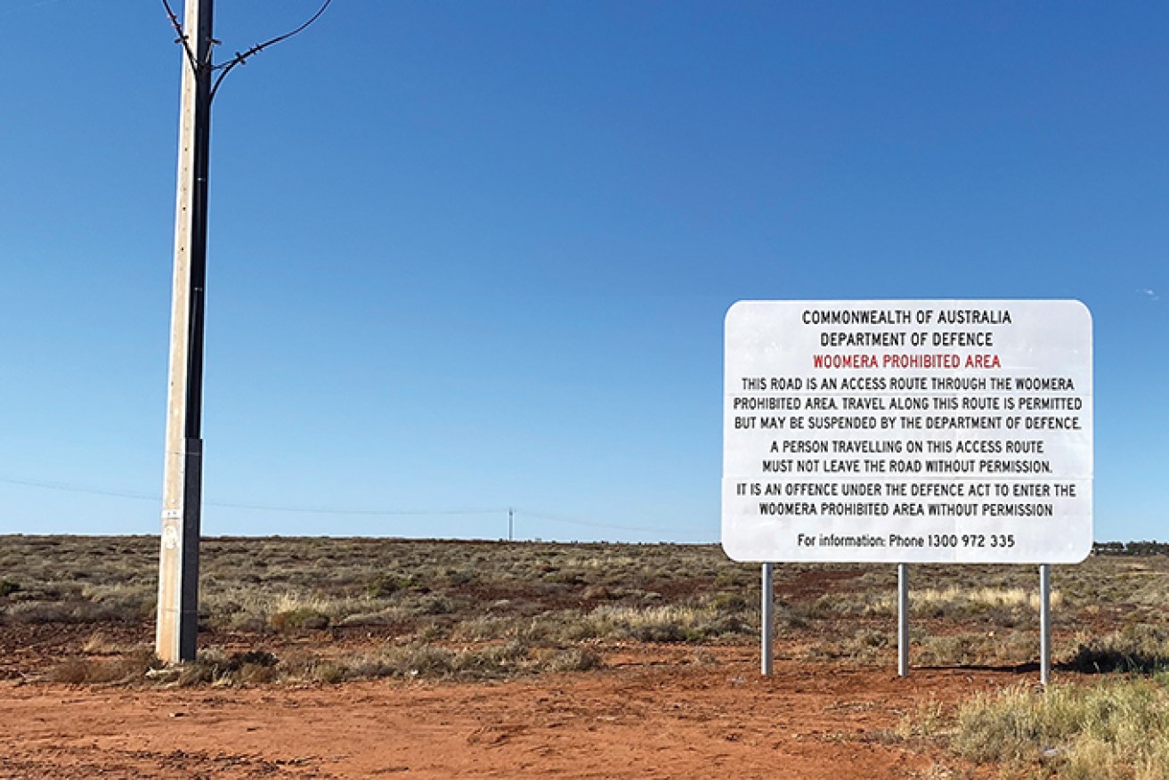 Yhonnie Scarce, 'Prohibited Zone, Woomera', 2021, research photograph. (Image: Yhonnie Scarce and THIS IS NO FANTASY, Melbourne)