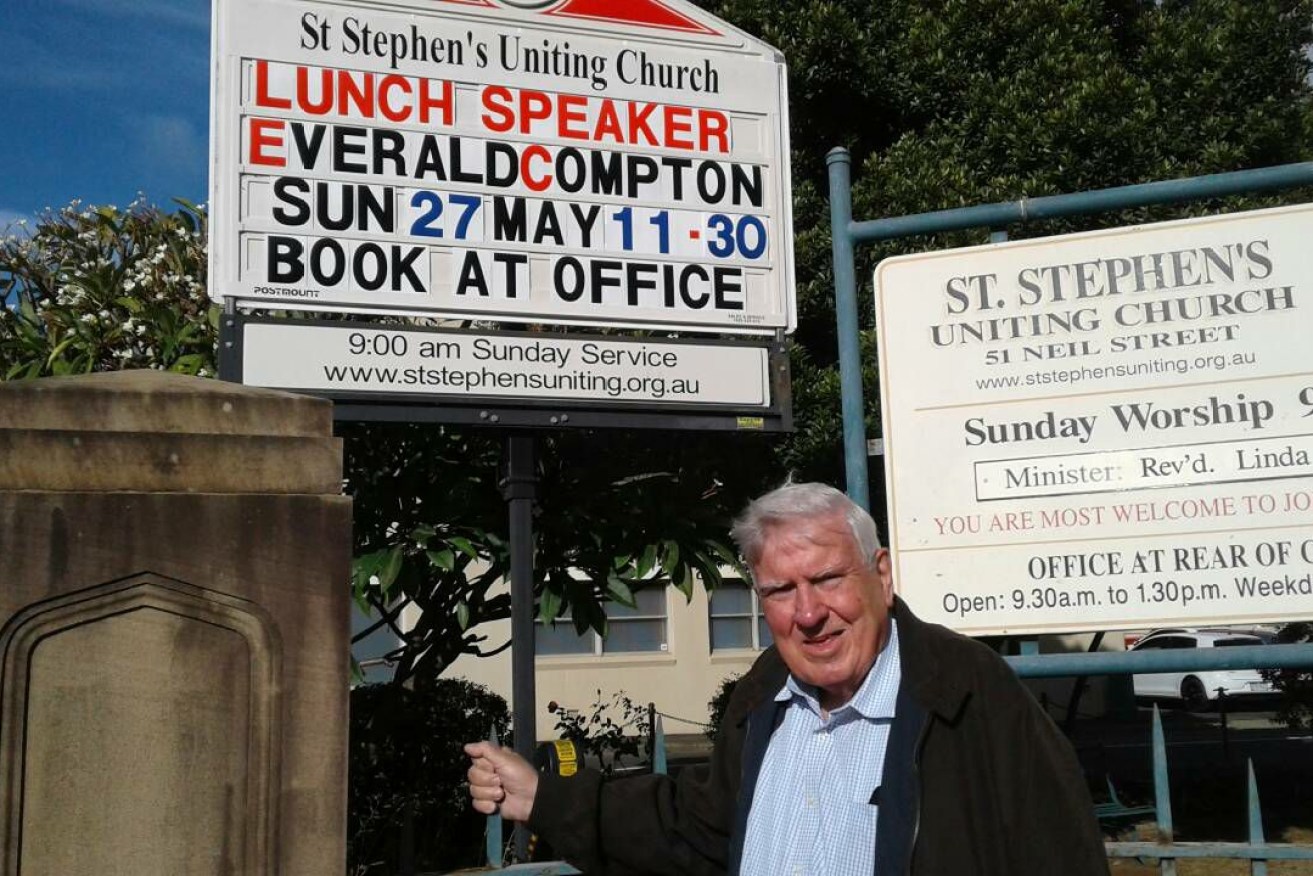 Everald Compton is at odds with his church on the issue of Voluntary Assisted Dying. (Source: Facebook)