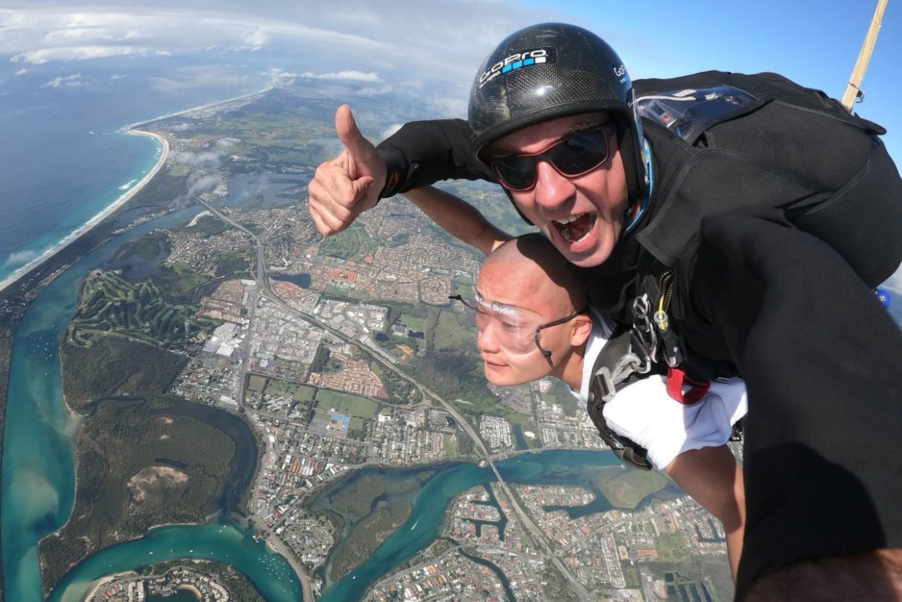 City of Gold Coast has approved a 12-month trial of beach skydiving on the Spit, amid fears the city will become known as the "old Coast". (Photo: Destination GC)