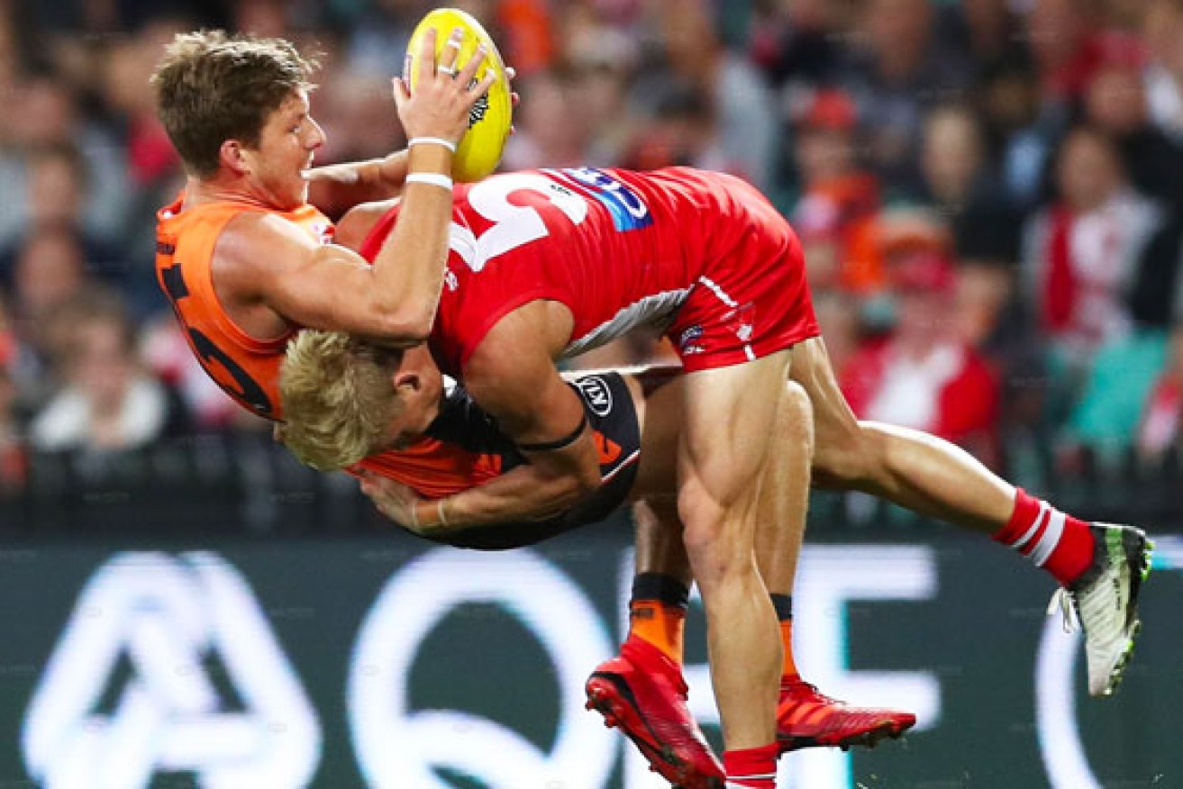 GWS Giants and Sydney Swans have both been relocated to Brisbane to escape the Sydney virus outbreak and a similar scare in Victoria (Pic: Swansblog).
