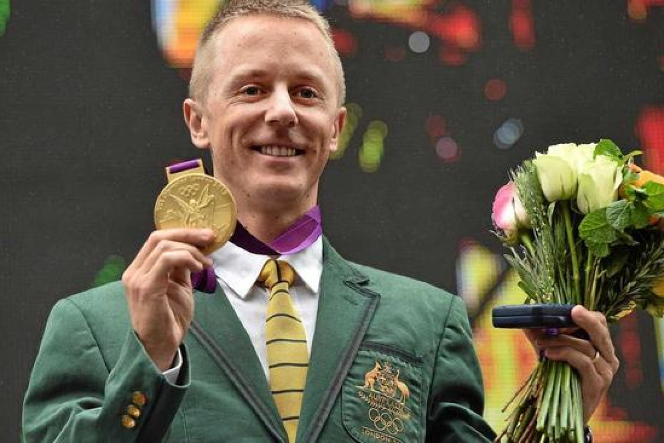 Australian Jared Tallent was awarded the gold for the 50km race walk at the 2012 London Olympics four years after Russian Sergey Kirdyapkin was disqualified.  (Julian Smith/AAP)