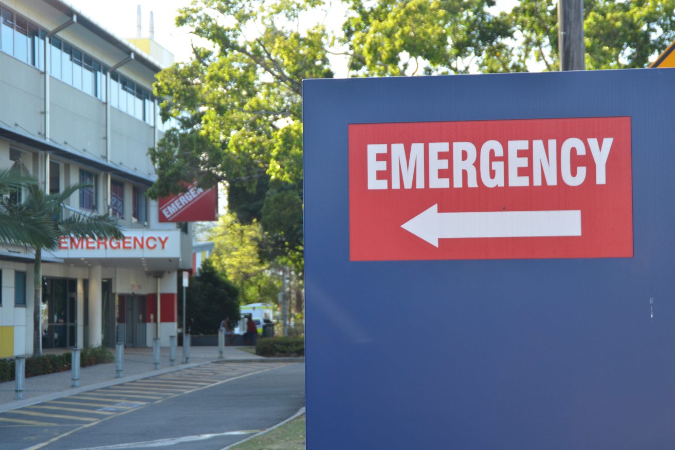 More Queenslanders are presenting to public hospital emergency departments with mental health concerns. (AAP Image/Cleo Fraser)