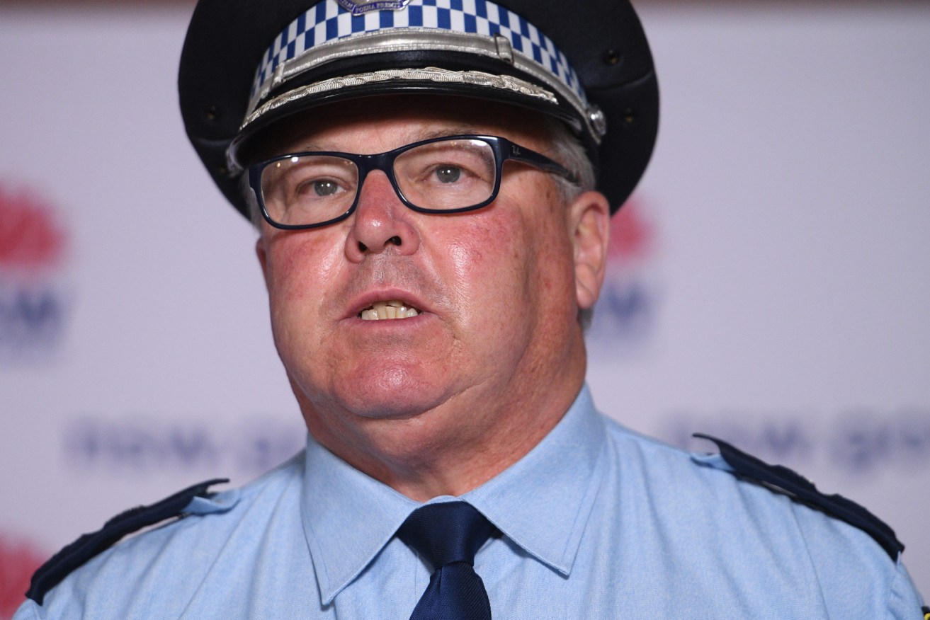 NSW Police Deputy Commissioner Gary Worboys. (AAP Image/Dan Himbrechts)