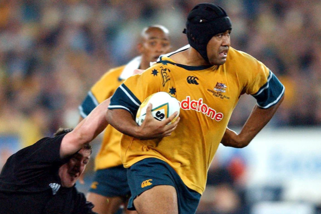 Former Wallabies number eight Total Kefu is undergoing emergency surgery after being stabbed during an alleged home invasion at his Brisbane residence (AAP image).