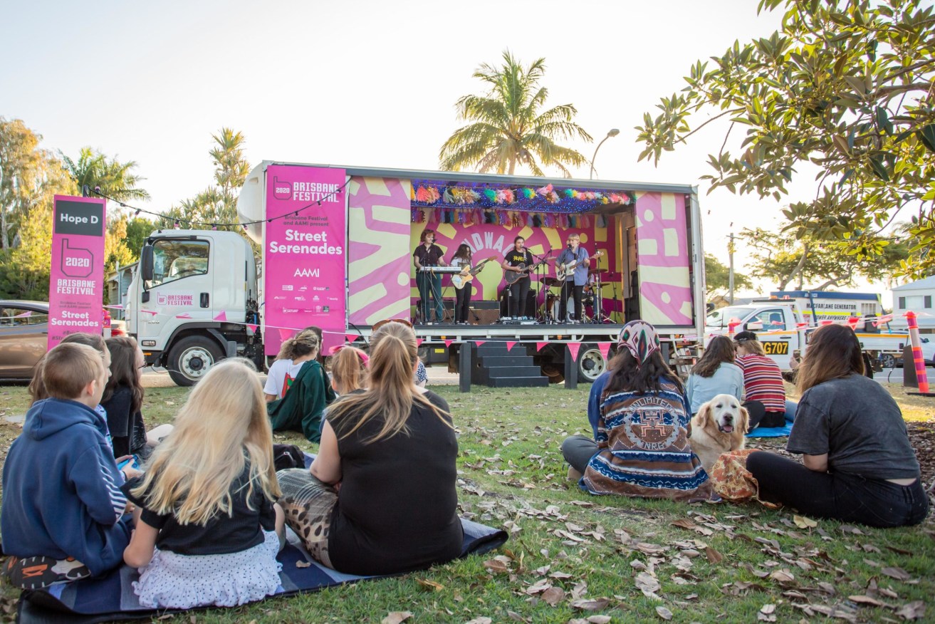 Street Serenades, Brisbane Festival's roving free gigs, have added 10 new performances (Image: Supplied)