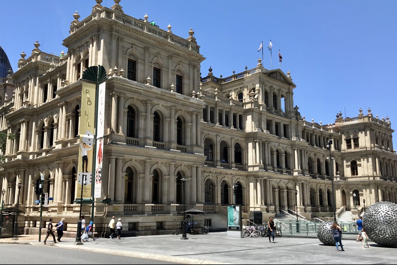 The Treasury building which was to be sold off in a $280 million deal (file photo)