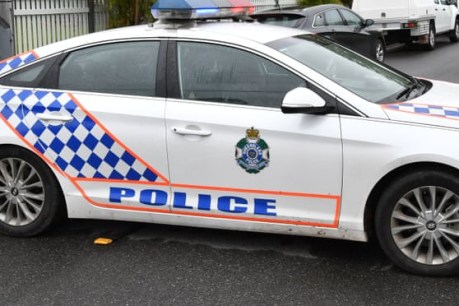 Road spikes end man’s wild 50km Townsville joyride in police car