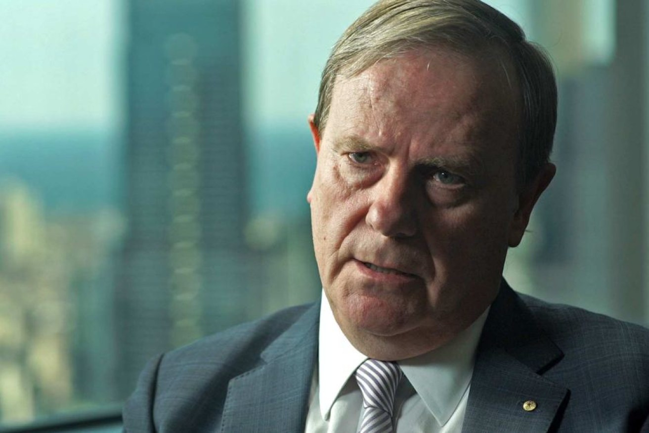 Future Fund chair Peter Costello. (Image: ABC)