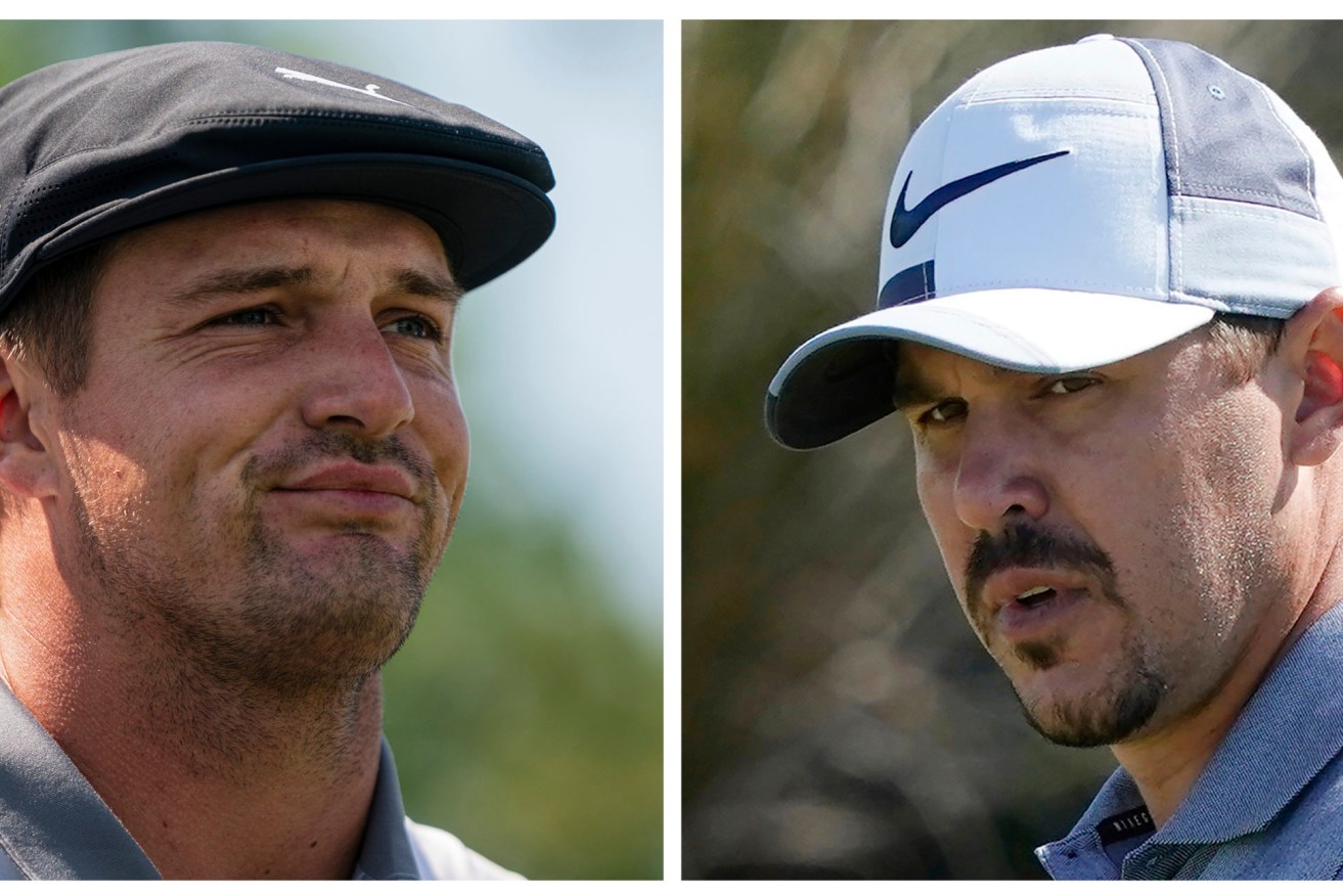 The US Ryder Cup team includes Bryson DeChambeau and Brooks Koepka, who have made their dislike for each other abundantly clear over the last few months.  (AP Photo/File)