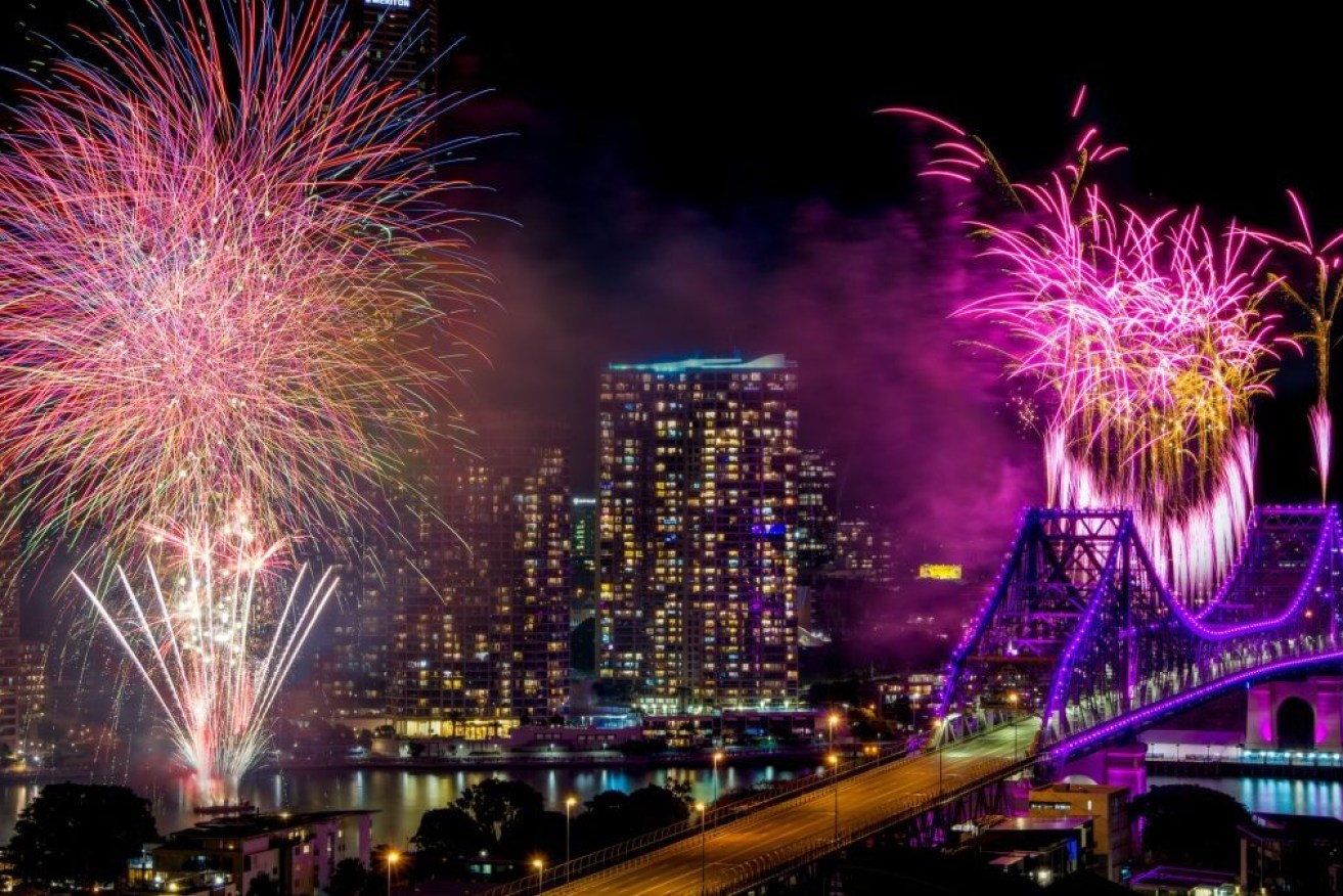 Fireworks on the Story Bridge (Image: File)