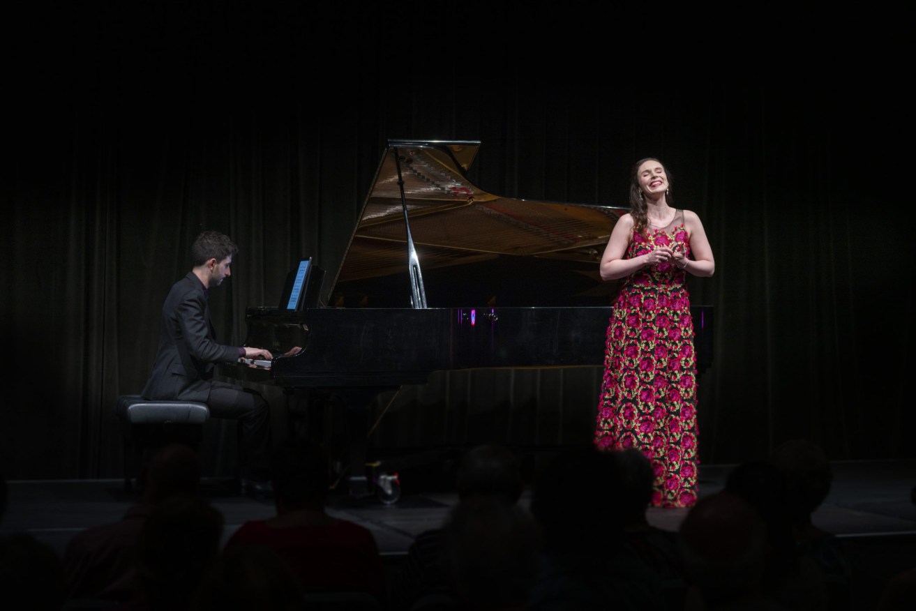 Alexandra Flood and Alex Raineri in previous performance at Opera Queensland (Image: Alexandra Flood)