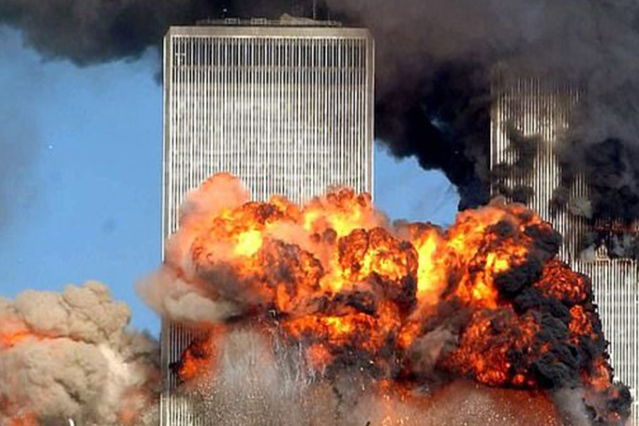 The moment the second hijacked plane struck the World Trade Centre on September 11, 2001 (Image: Reuters)