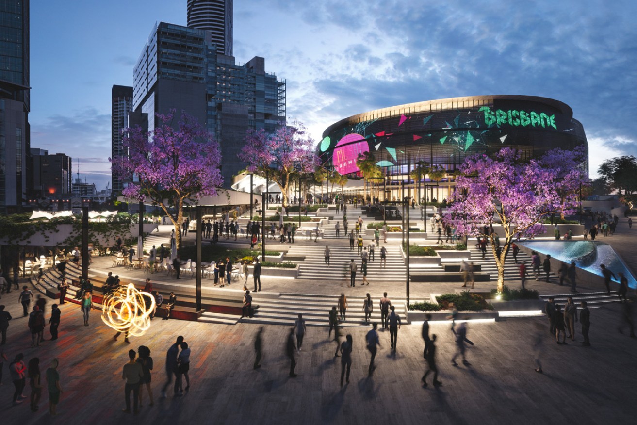 The Brisbane Live proposal for Roma Street will be one of a handful of major projects on the drawing board. (File image).