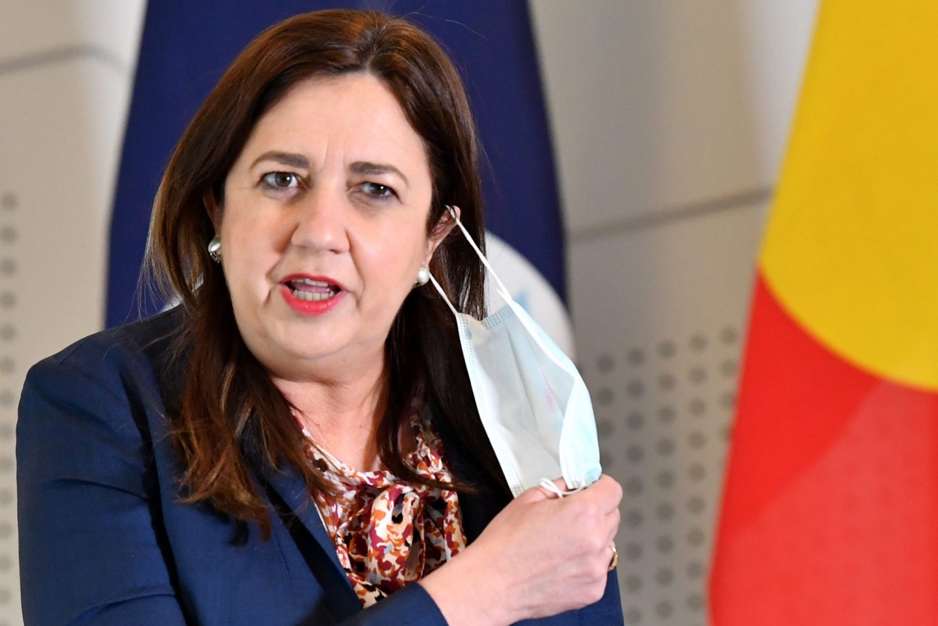 Premier Annastacia Palaszczuk has urged Queenslanders to get a flu shot. (AAP Image/Darren England) 