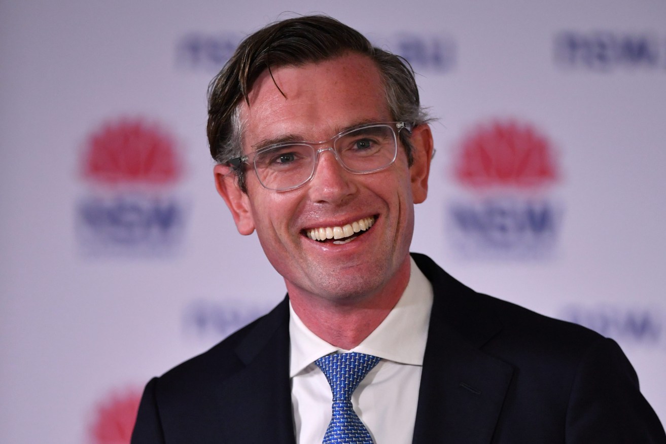 NSW Treasurer Dominic Perrottet will succeed Gladys Berejiklian as the state's Premier. (AAP Image/Joel Carrett) 