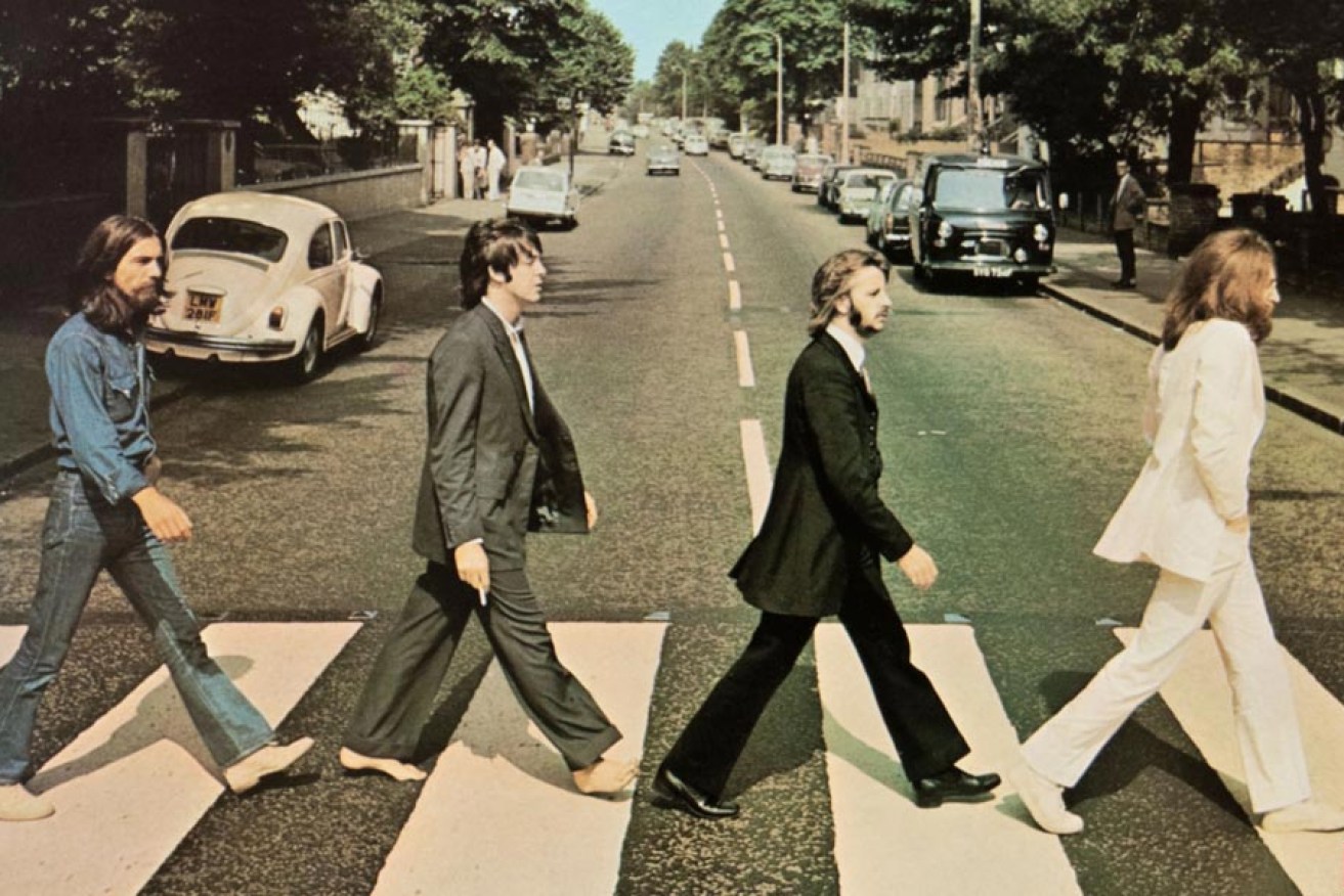 The Beatles' famous shot from their Abbey Road album. Now Paul McCartney has blamed John Lennon for the band's break-up. (File image).