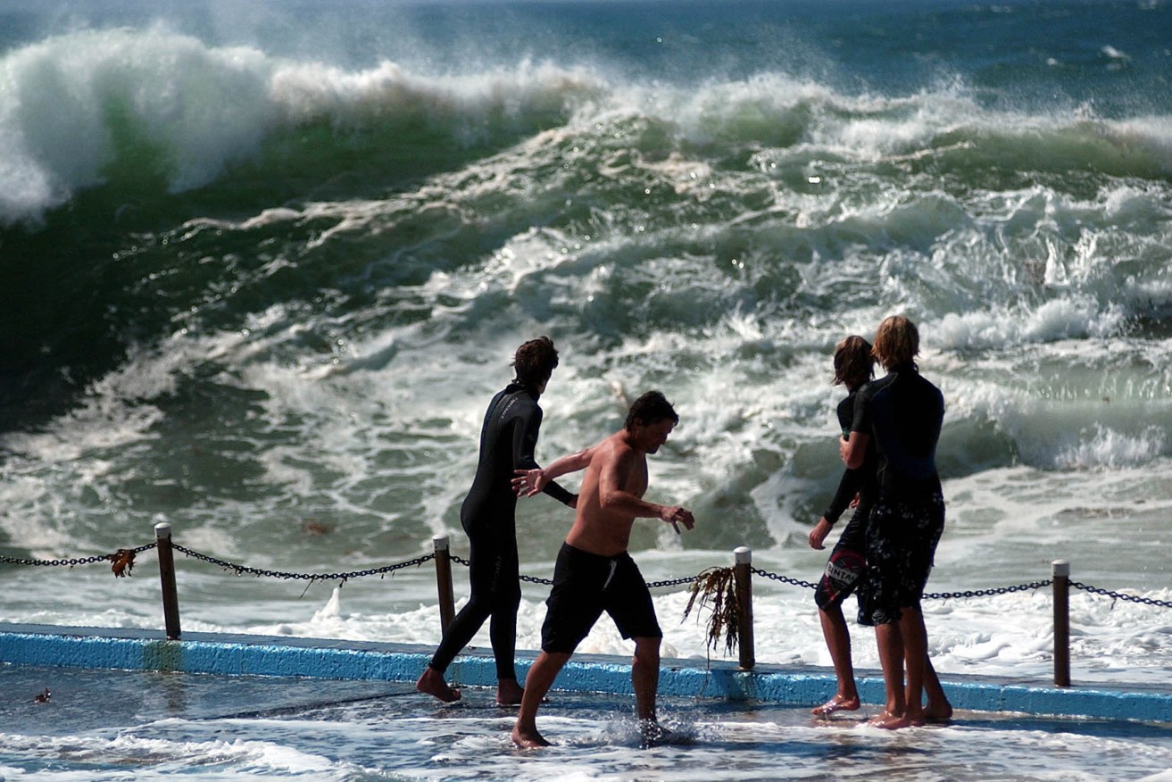 Ocean temperatures were already warm as the cyclone season started (AAP Image/Jeremy Piper) NO ARCHIVING