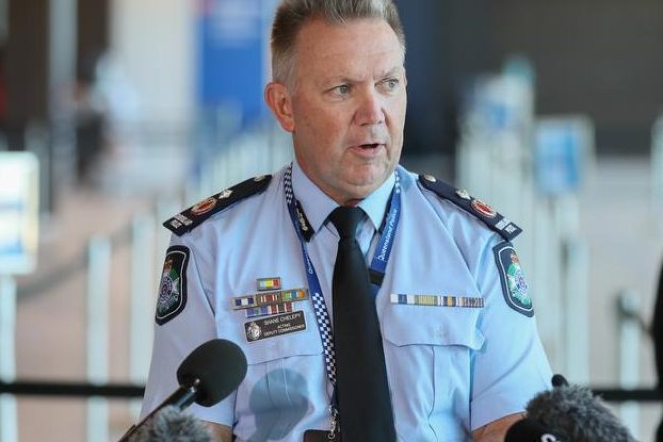Queensland Police Deputy Commissioner Shane Chelepy. (AAP Image/Russell Freeman) 