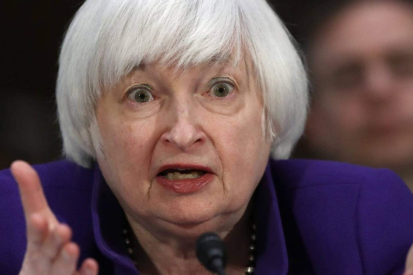 US Treasury head Janet Yellen has dismissed the $1-trillion coin idea as a gimmick (Photo: AAP)