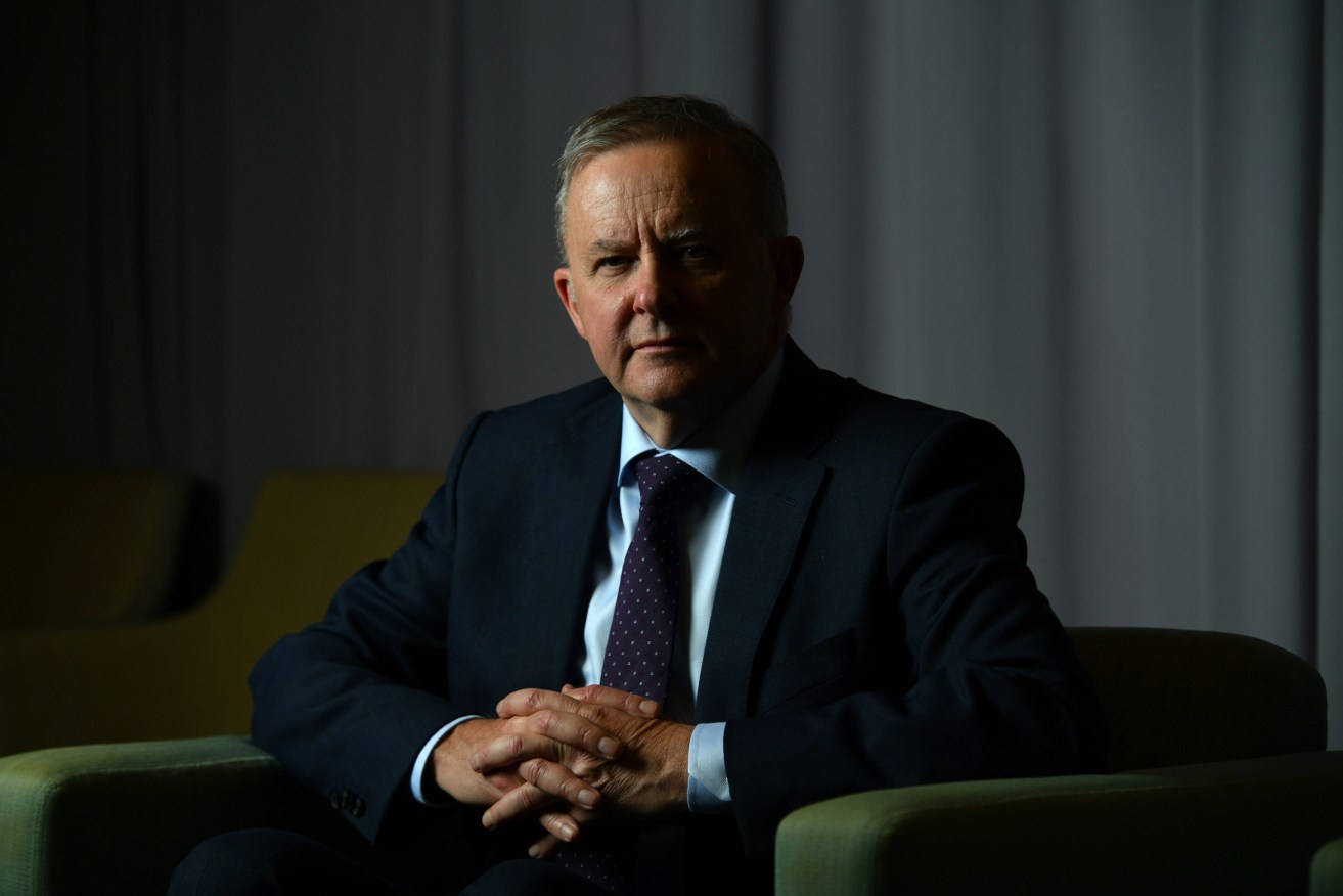 Leader of the Opposition Anthony Albanese says he would like to emulate Bob Hawke as PM. (AAP Image/Mick Tsikas) 