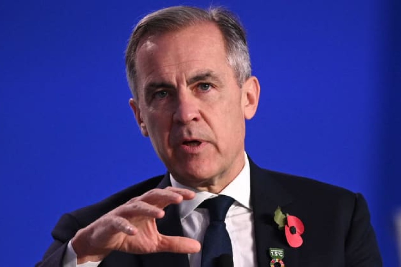 Mark Carney, the former Bank of England governor and now the UN special envoy for climate action and finance, attends the opening of Finance Day at the COP26 UN Climate Summit in Glasgow.