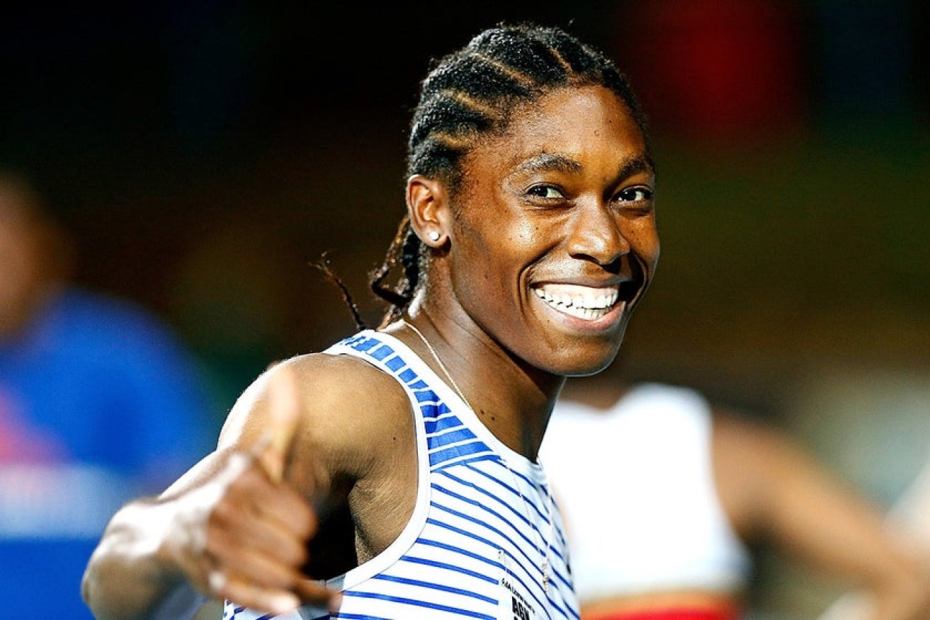 South African runner Caster Semenya, who was banned from competing in this year’s Tokyo Olympics after refusing to undergo treatment to lower her testosterone levels, would be supported by the new framework. (Photo: AAP)