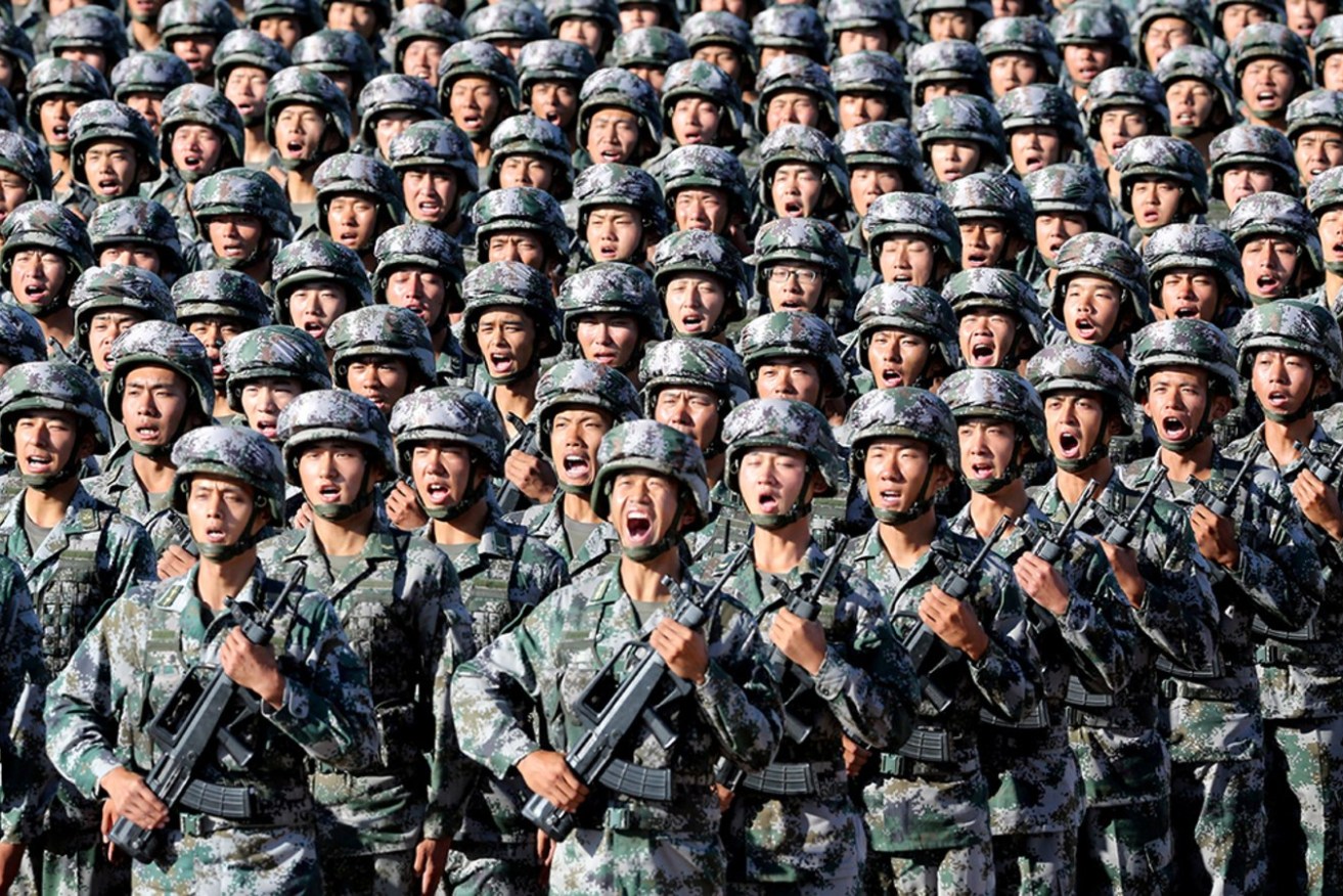 PLA soldiers prepare for a military parade in 2017. (Image: Council on Foreign Relations