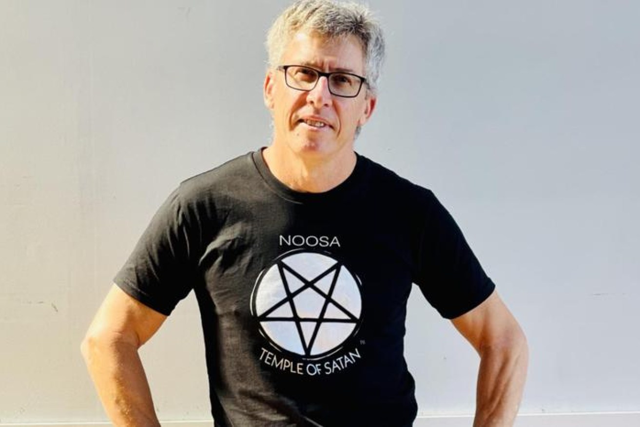 Noosa Satanists spokesman Trevor Bell (Image: Supplied)