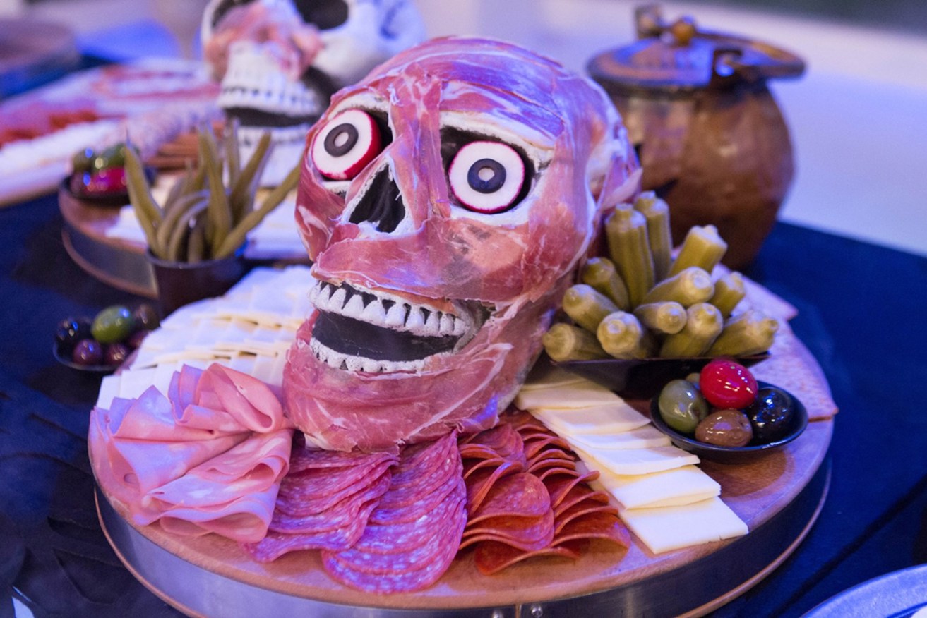 Dressing up food to look like human body parts is not okay, even on Halloween. (Photo: Today, Nathan Congleton)