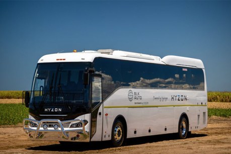 It’s all aboard the hydrogen bus as high-tech coach hits the road