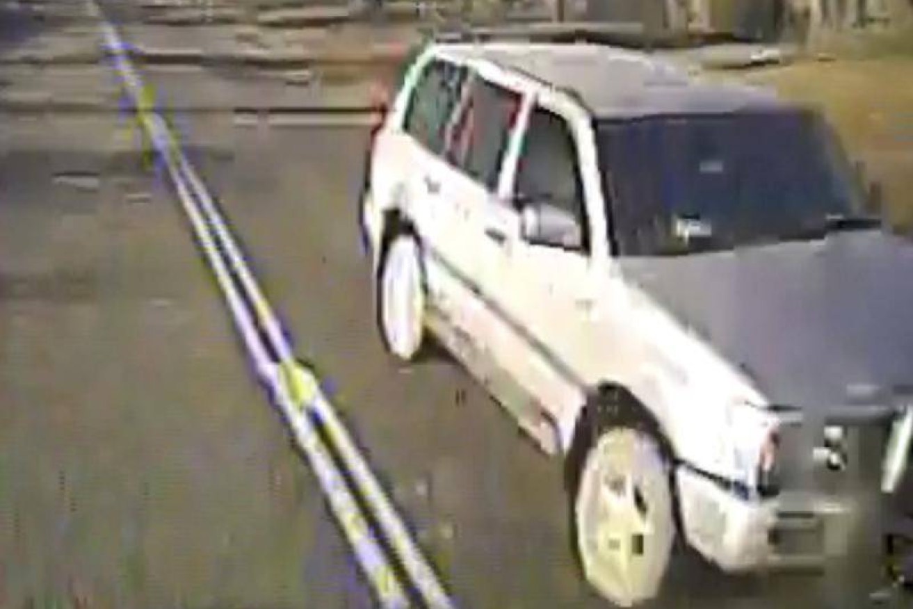 Police have linked this vehicle and its occupants to the death of Rene Latimore near Mackay in August. (Image: Supplied)