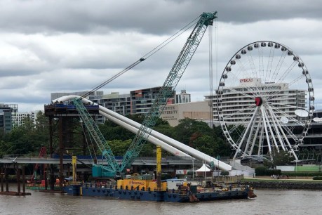Reach for the sky: City’s new pedestrian bridge starts to change face of Brisbane