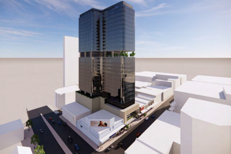 Eyesore to sleek office tower: Plans to transform longtime vacant Valley block