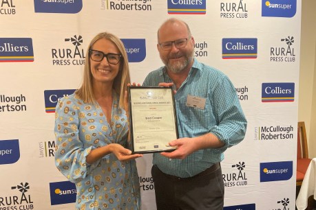 InQueensland journalist logs industry award for timber crisis report