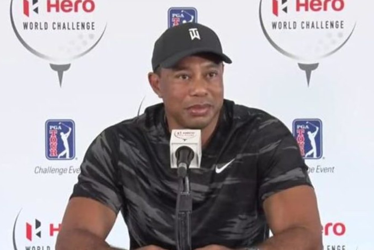 Tiger Woods, speaking after his near-fatal crash, says he is lucky to be alive and blessed to still have both legs. (Photo: PGA Tour).