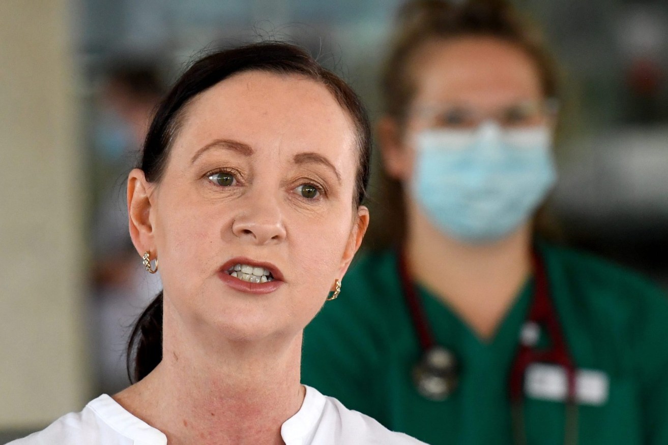 Queensland Health Minister Yvette D'Ath. (AAP Image/Darren England) 