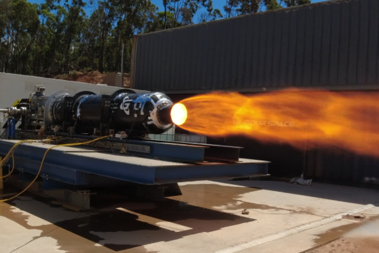 Gilmour' test firing of its main rocket